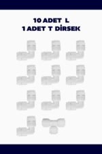 10 L 1T Quick Filtre Bağlantı Dirseği - Görsel 2