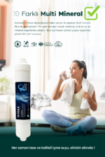 12 Litre Pompalı 15 Aşama Multi Mineralli 80 GPD Su Arıtma Cihazı HMAXS4512P - Görsel 4