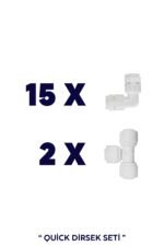 15 L 2 T Quick Filtre Bağlantı Dirseği