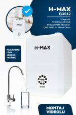 8 Litre Çelik Tanklı 15 Aşama Multi Mineralli 80 GPD Su Arıtma Cihazı HMAXB3512 - Görsel 2