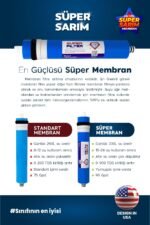 8 Litre Çelik Tanklı 15 Aşama Multi Mineralli Süper Membran Su Arıtma Cihazı HMAXB3510 - Görsel 4