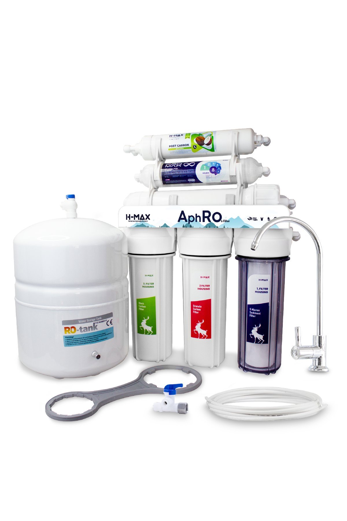 aphro-6-filtreli-standart-membranli-9--c36a2a Aphro 6 Filtreli Standart Membranlı 9 Litre Çelik Tanklı Açık Kasa Su Arıtma Cihazı - 0024 - Görsel 1