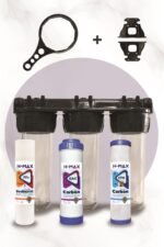 Craper Tortu Ve Klor Önleyici 10 Inç 3lü Daire Girişi Arıtma Cihazı - 0031