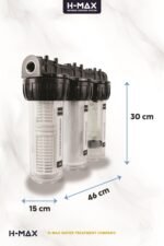 Craper Tortu Ve Klor Önleyici 10 Inç 3lü Daire Girişi Arıtma Cihazı - 0031 - Görsel 4