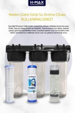 Daire Girişi ve Bina Girişi Su Arıtma Cihazlarına Özel 3 Aşamalı Filtre Seti Silifozlu - 0145 - Görsel 4