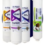 H-Max Kapalı Kasa Su Arıtma Cihazı 4'lü Filtre Seti - 0053