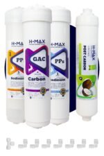 H-Max Kapalı Kasa Su Arıtma Cihazı 4'lü Filtre Seti - 0053