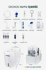 HMAX S4512 Modeli 12 Litre 15 Aşama Su Arıtma Cihazı 80 Gpd Membran - Görsel 7