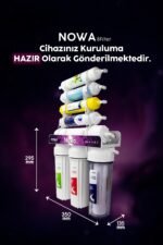 Nowa Pompalı 8 Filtreli Süper Membranlı 9 Litre Çelik Tanklı Açık Kasa Su Arıtma Cihazı - 0030 - Görsel 2