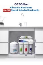Ocean 5 Filtreli 80 GPD Hmax Membranlı 9 Litre Çelik Tanklı Açık Kasa Su Arıtma Cihazı - 0021 - Görsel 3