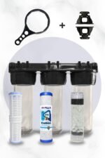 Proper Tortu, Klor Ve Kireç Önleyici 10 Inç 3lü Daire Girişi Arıtma Cihazı - 0032