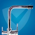 Su Arıtma Cihazı Için Lüx 3 Yollu Arıtmalı Musluk Batarya (Gümüş L Batarya)