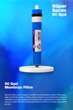 Üstten Giriş ve Çıkışlı, Çift Çubuklu Su Arıtma Cihazı Filtresi 90 Gpd Süper Sarım Membranlı 7'li Filtre Seti - Görsel 5