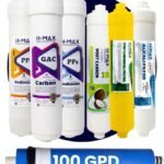 H-Max Kapalı Kasa 8'li Set 100 Gpd - Yüksek Filtrasyon Filtre Sistemi